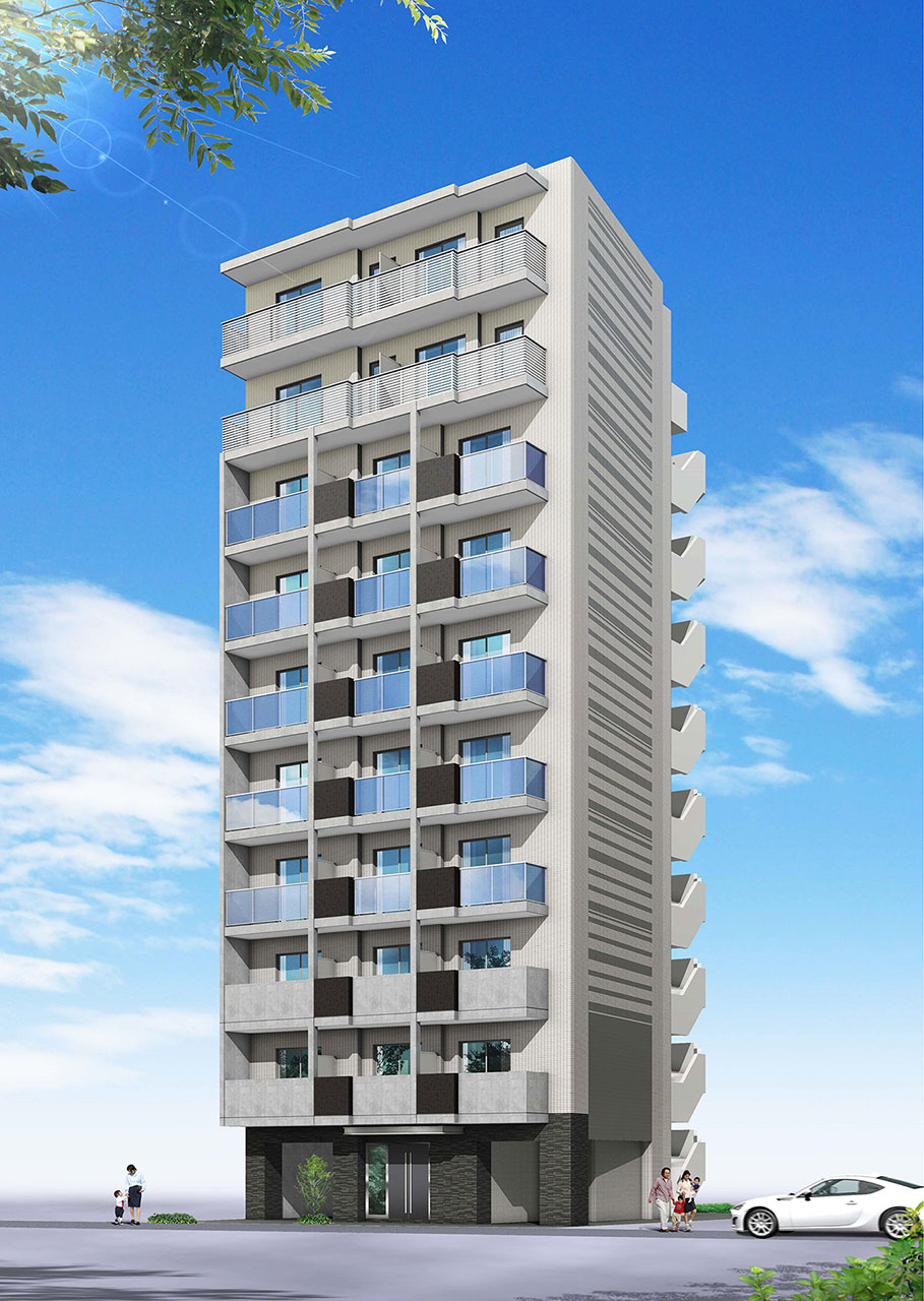 梅島2丁目イメージパース図